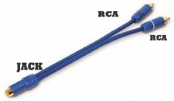 Splitter RCA Y - разветвитель. Тюльпаны.